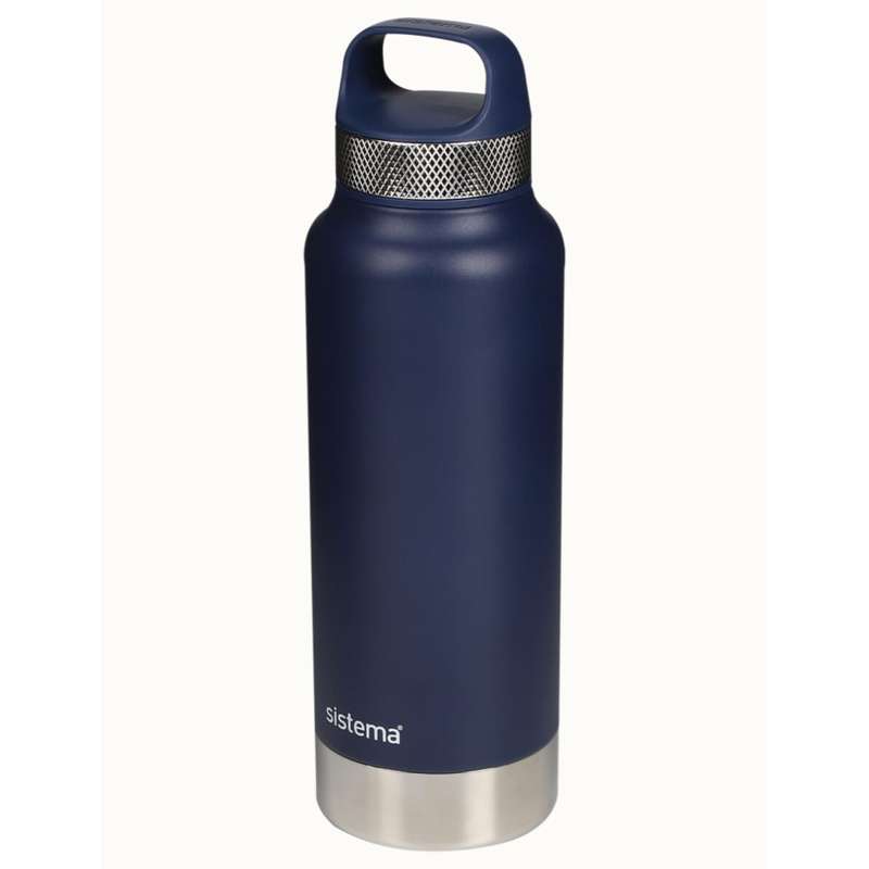 Thermos Flask System - Stainless Steel - 1L - Navy