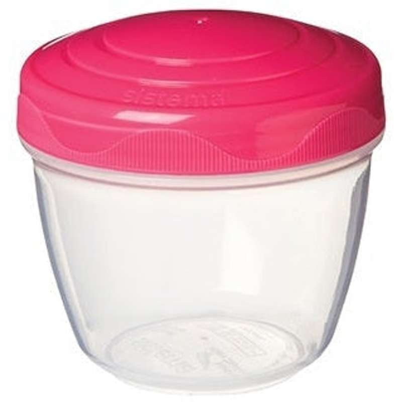 Sistema Yoghurt Max To Go with Screw Lid - 305 ml - Pink