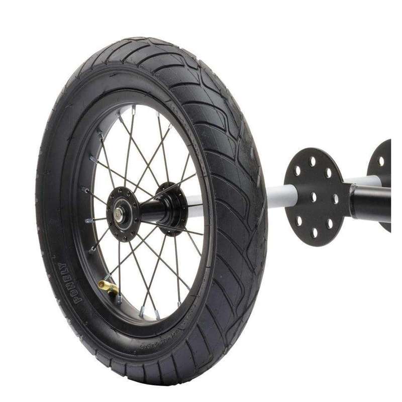 Trybike Wheelset from 2 to 3 wheels - Black