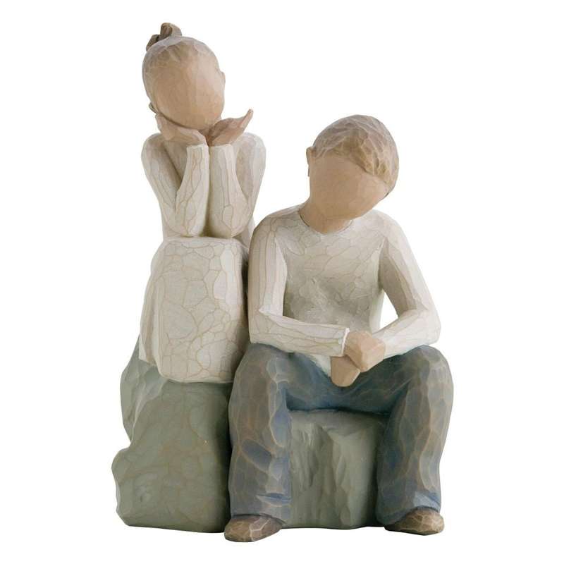 Willow Tree Brother & Sister figurine (brother and sister)