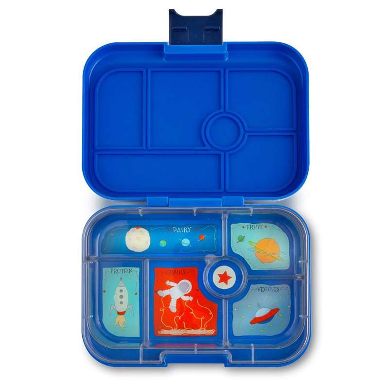 Yumbox Lunchbox - Original - 6 compartments - Neptune Blue/Rocket