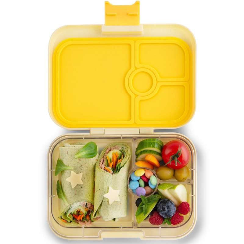 Yumbox Lunchbox - Panino - 4 compartments - Sunburst Yellow/Panda