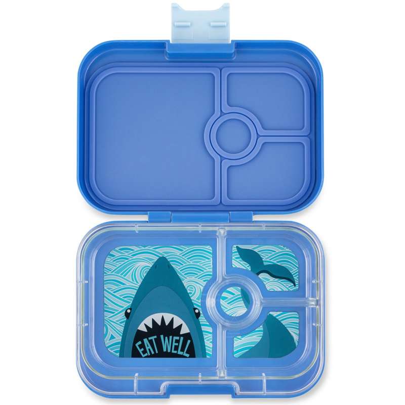 Yumbox Lunchbox - Panino - 4 compartments - True Blue/Shark