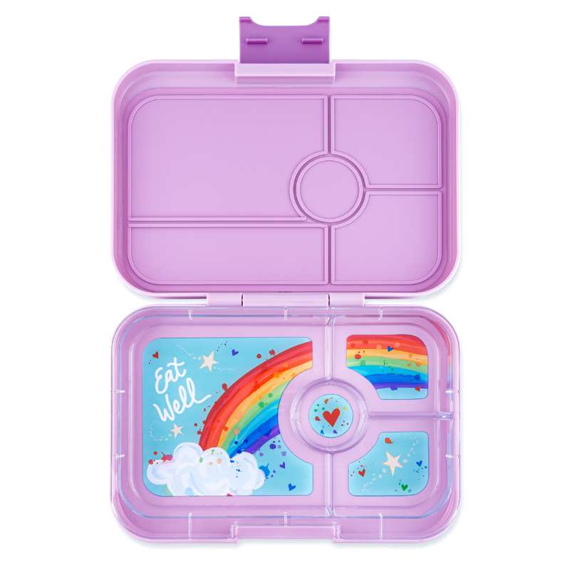 Yumbox Lunchbox - Tapas XL - 4 compartments - Seville Purple/Rainbow