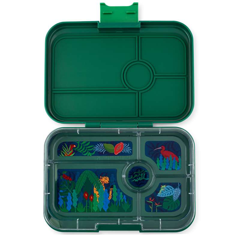 Yumbox Lunchbox - Tapas XL - 5 compartments - Greenwich Green/Jungle