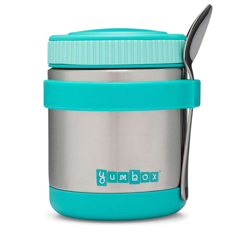 Yumbox Zuppa Thermos Food Container with Spoon - 415 ml. - Caicos Aqua