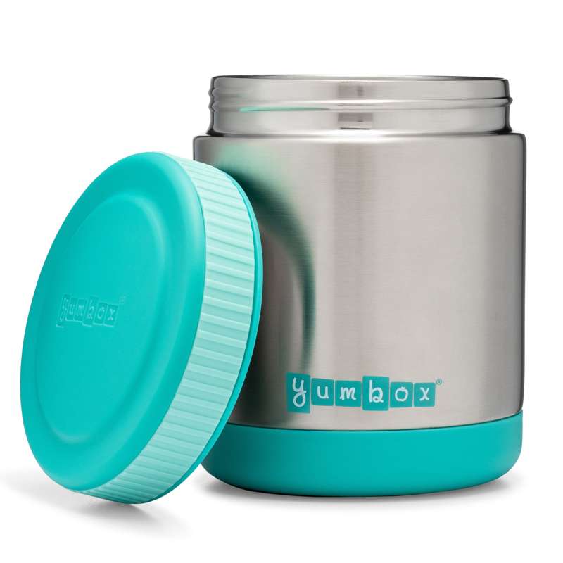 Yumbox Zuppa Thermos Food Container with Spoon - 415 ml. - Caicos Aqua