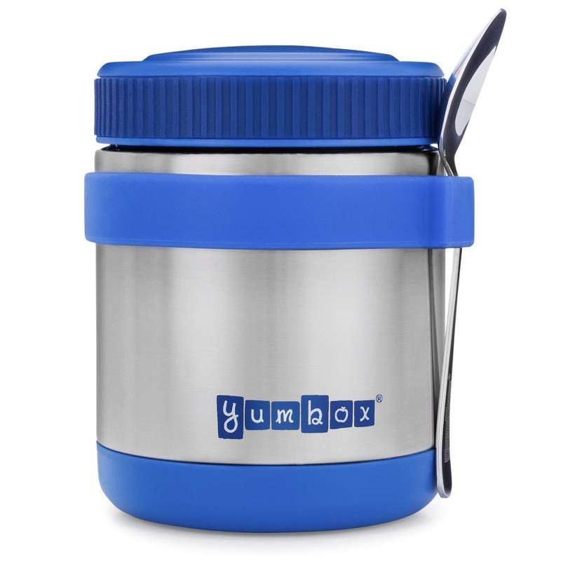 Yumbox Zuppa Thermos Food Container with Spoon - 415 ml. - Neptune Blue