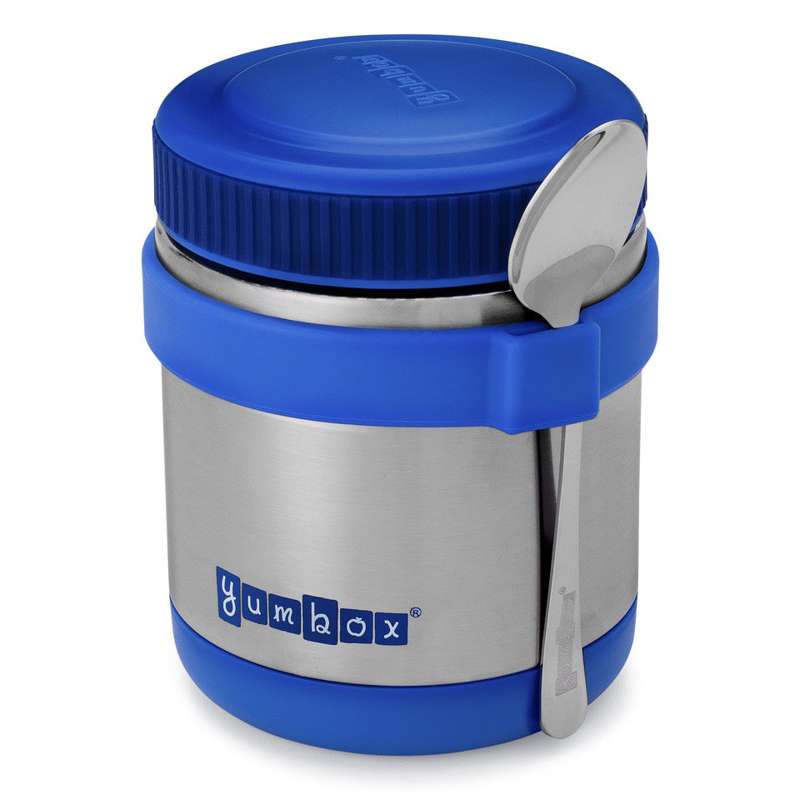 Yumbox Zuppa Thermos Food Container with Spoon - 415 ml. - Neptune Blue