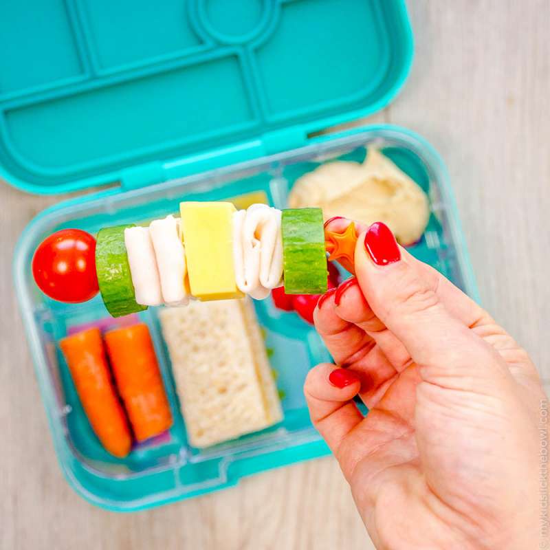 Yumbox Accessories - Lunch-Punch Stix - 4-Pack - Pink/Purple